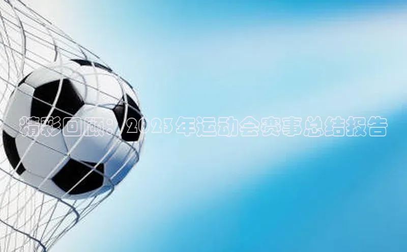天博tb综合体育官方网站下载宣亚国际精彩回顾：2023年运动会赛事总结报告